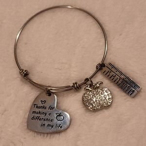 NWOT! Teacher's Charm Bracelet